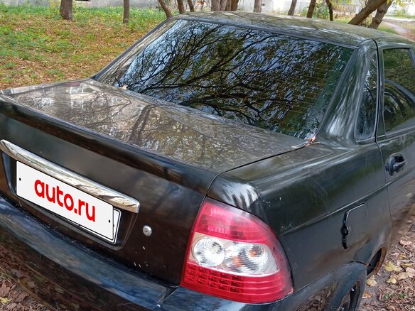2008 Lada (ВАЗ) Priora I, чёрный, 100000 рублей - вид 4