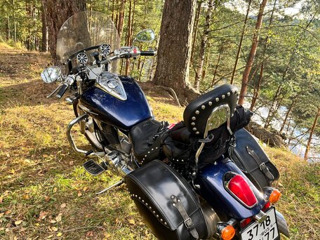 2007 Honda VTX 1300, синий, 700000 рублей, вид 5