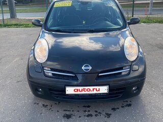 2007 Nissan Micra III (K12), чёрный, 395000 рублей, вид 1