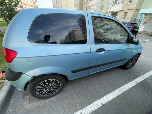 2007 Hyundai Getz I Рестайлинг, голубой, 200000 рублей - вид 2