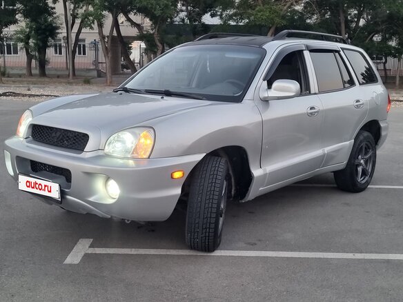2001 Hyundai Santa Fe I, серебристый, 500000 рублей - вид 1