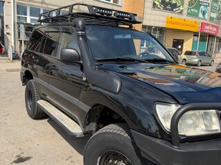 2003 Toyota Land Cruiser 100 Series Рестайлинг 1, чёрный, 1700000 рублей, вид 1