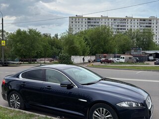 2014 Jaguar XF I Рестайлинг, синий, 1400000 рублей, вид 4