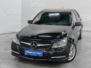 2011 Mercedes-Benz C-Класс 180 BlueEFFICIENCY III (W204) Рестайлинг, чёрный, 1230000 рублей, вид 2