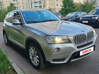 2012 BMW X3 30d xDrive II (F25), серый, 1790000 рублей, вид 2