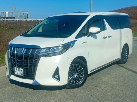 2019 Toyota Alphard III Рестайлинг, белый, 4450000 рублей, вид 2