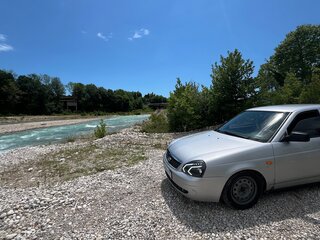 2007 Lada (ВАЗ) Priora I, серебристый, 225000 рублей, вид 4
