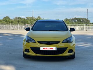2014 Opel Astra GTC J Рестайлинг, жёлтый, 915000 рублей, вид 3