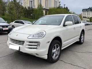 2008 Porsche Cayenne S I Рестайлинг (957), белый, 1700000 рублей, вид 2