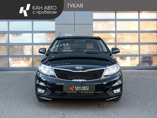 2016 Kia Rio III Рестайлинг, чёрный, 998000 рублей, вид 2