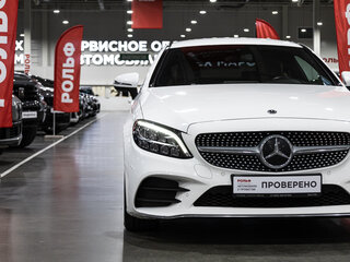 2019 Mercedes-Benz C-Класс 180 IV (W205) Рестайлинг, белый, 3049700 рублей, вид 4
