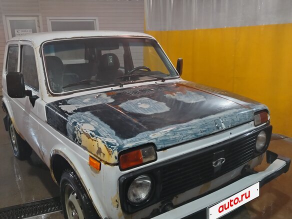 2009 Lada (ВАЗ) 2121 (4x4) I Рестайлинг, белый, 300000 рублей - вид 1