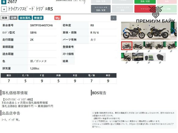 2026 Triumph Speed Triple, чёрный, 1799000 рублей - вид 7