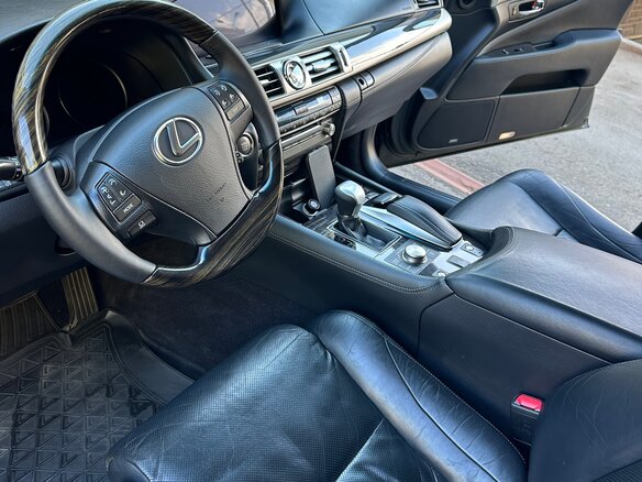 2013 Lexus LS 460 IV Рестайлинг 2, чёрный, 3100000 рублей - вид 5