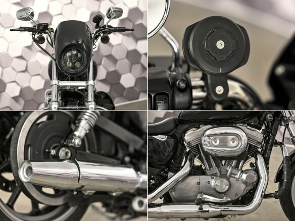 2013 Harley-Davidson Sportster 883, чёрный, 577000 рублей - вид 9