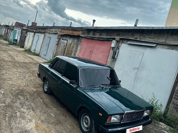 2007 Lada (ВАЗ) 2107, зелёный, 185000 рублей - вид 2