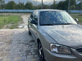 2008 Hyundai Accent ТагАЗ II, бежевый, 435000 рублей, вид 3