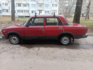 1991 Lada (ВАЗ) 2107, красный, 125000 рублей, вид 2