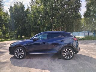 2022 Mazda CX-3 I Рестайлинг, синий, 1950000 рублей, вид 4
