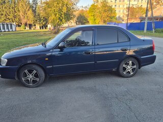 2011 Hyundai Accent ТагАЗ II, синий, 375000 рублей, вид 5