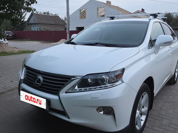 2013 Lexus RX 270 III Рестайлинг, белый, 2399000 рублей - вид 1