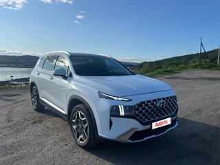 2021 Hyundai Santa Fe IV Рестайлинг, белый, 2600000 рублей, вид 3