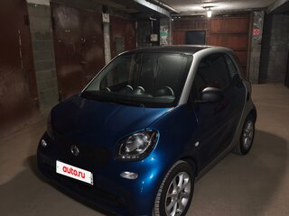 2015 Smart Fortwo III, синий, 850000 рублей, вид 1