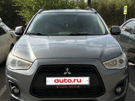 2014 Mitsubishi ASX I Рестайлинг, серый, 970000 рублей, вид 2