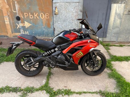 2014 Kawasaki ER-6F (Ninja 650R), оранжевый, 550000 рублей, вид 3