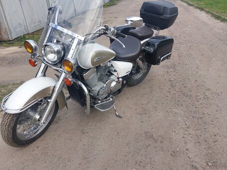 2009 Honda Shadow 750, белый, 490000 рублей, вид 3