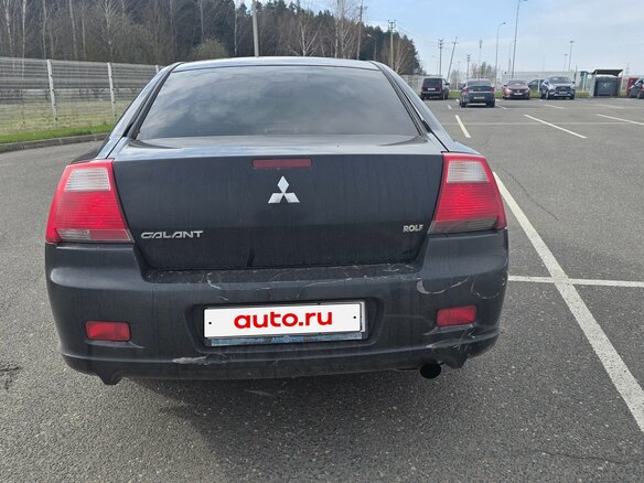 2007 Mitsubishi Galant IX Рестайлинг, чёрный, 380000 рублей - вид 4