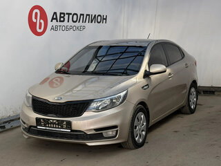 2015 Kia Rio III Рестайлинг, бежевый, 622050 рублей, вид 2
