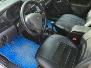 2014 Lada (ВАЗ) Granta I, серебристый, 379000 рублей, вид 5