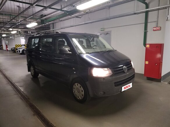 2012 Volkswagen Caravelle Long T5 Рестайлинг, синий - вид 1