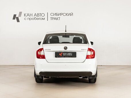 2014 Skoda Rapid I, белый, 928658 рублей, вид 4