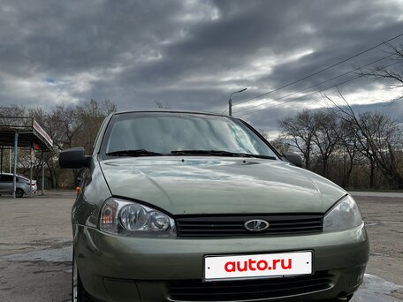 2010 Lada (ВАЗ) Kalina I, зелёный, 190000 рублей, вид 1
