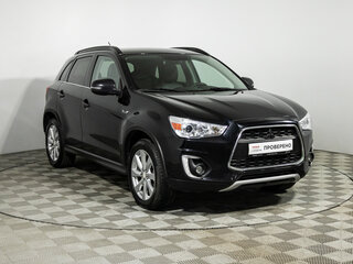 2014 Mitsubishi ASX I Рестайлинг, чёрный, 1399700 рублей, вид 3