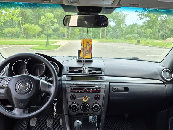 2007 Mazda 3 I (BK) Рестайлинг, чёрный - вид 5