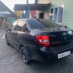 2012 Lada (ВАЗ) Granta I, чёрный, 180000 рублей, вид 5
