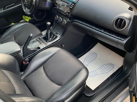 2008 Mazda 6 II (GH), серебристый, 1000000 рублей, вид 4