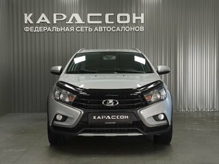 2018 Lada (ВАЗ) Vesta SW Cross I, серебристый, 850000 рублей, вид 3