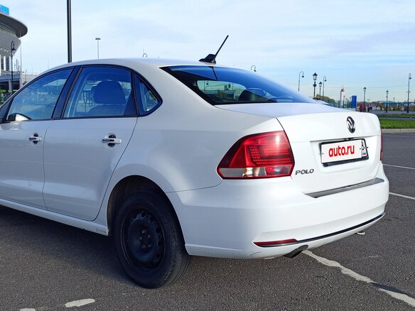 2018 Volkswagen Polo V Рестайлинг, белый - вид 4