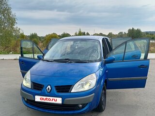 2007 Renault Scenic II Рестайлинг, синий, 350000 рублей, вид 2