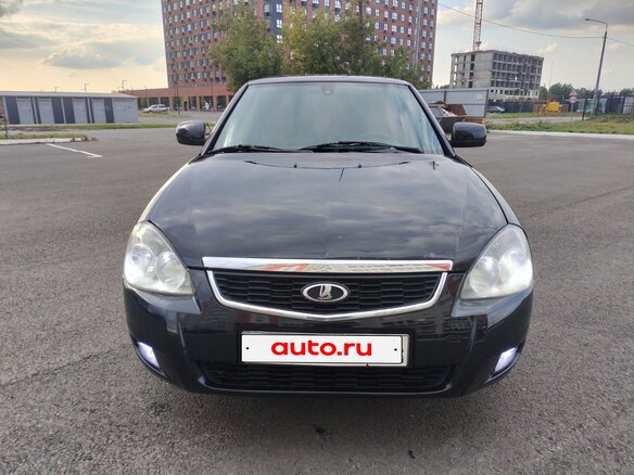2010 Lada (ВАЗ) Priora I, чёрный, 350000 рублей - вид 4