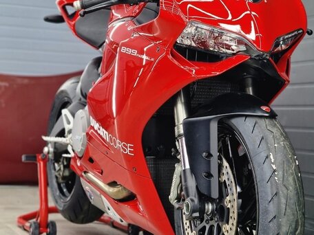 2014 Ducati 899 Panigale, красный, 1350000 рублей, вид 3