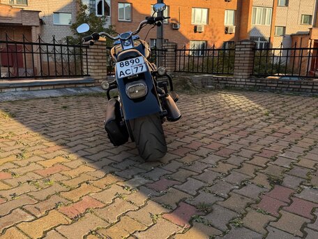 2012 Harley-Davidson Fat Boy, чёрный, 1250000 рублей, вид 3