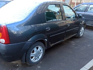 2007 Renault Logan I, серый, 185000 рублей, вид 2