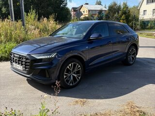 2019 Audi Q8 55 TFSI I (4M), синий, 4270000 рублей, вид 1