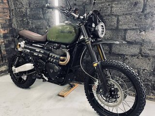 2021 Triumph Scrambler, зелёный, 1550000 рублей, вид 2