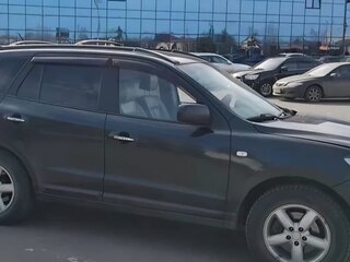 2007 Hyundai Santa Fe II, чёрный, 780000 рублей, вид 3